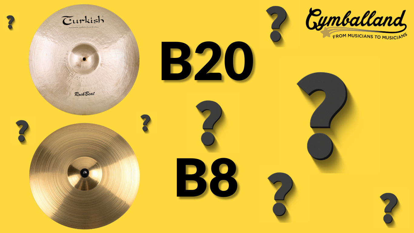 B8とB20シンバルの違い｜素材で変わるサウンド – Cymballand