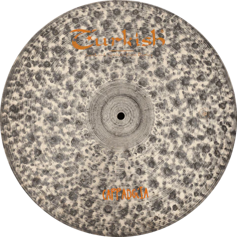 Cappadocia Crash Ride 19 zoll von Turkish Cymbals – Erdiger, trockener Klang mit schnellem Abklang. B20-Legierung.