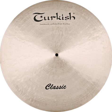 Classic Ride von Turkish Cymbals – Klare, schneidende Glocke mit warmem, dunklem Klang und sofortiger Stick Ansprache.