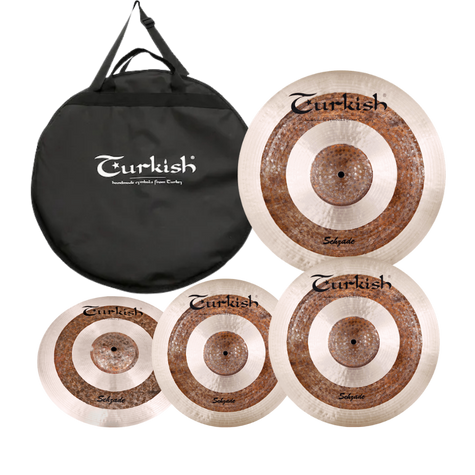 Turkish Cymbals Becken Set – perfekt abgestimmte handgefertigte B20-Becken für vielseitige Drummer und professionellen Sound.