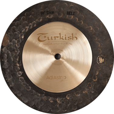 Ad Astra Bell 10 zoll von Turkish Cymbals mit hohen, mittleren und tiefen Tönen für vielseitige kreative Möglichkeiten.
