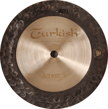 Ad Astra Bell 8 zoll von Turkish Cymbals mit hohen, mittleren und tiefen Tönen für vielseitige kreative Möglichkeiten.