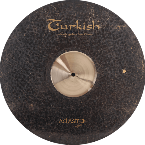 22″ Ad Astra Ride cymbal by Turkish Cymbals – medium-weight, with flawless articulation and a crisp 6″ bell.