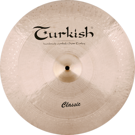 Turkish Cymbals Classic China Reverse – gyors megszólalás, rövid hangzás, fordított kupola a sokoldalú cintányérhangzásért.