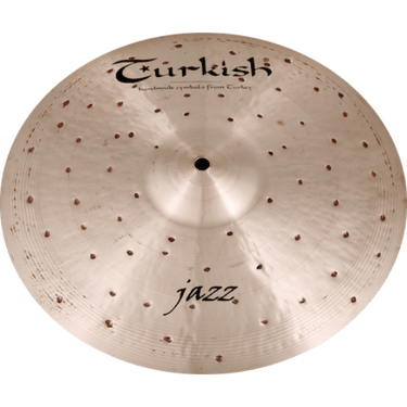 Jazz Hi-Hat von Turkish Cymbals – Kraftvoller Chick mit dunkler Wärme und trashiger Tonalität. Ideal für Jazz und Fusion.