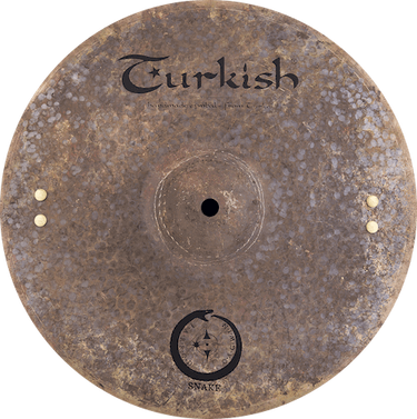 Snake Hi-Hat – Mit speziellem Nietenarrangement für trockenen, rasselnden Klang. Perfekt für kreative akustische Setups.