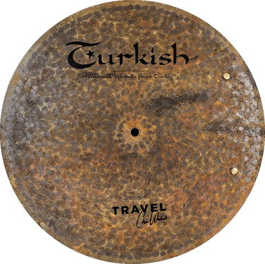 Travel Flat Ride Sizzle 16″ mit 2 „Sizzle Rivets“ – trocken, warm, kontrolliert. Ideal für Jazz und Studio-Drumming.