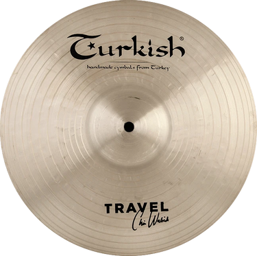 Travel Hi-Hat 13 zoll mit traditionellem Finish – kompakt, präzise, vielseitig für Studio, Bühne & Reise.