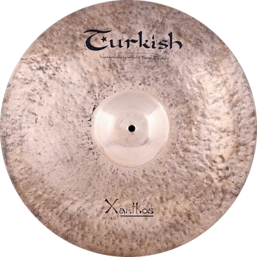 Xanthos-Cast Ride – kraftvoll, trocken und kontrolliert. Komplexe Obertöne und klare Glocke für Metal, Rock und Progressive.