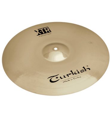 Turkish Cymbals X-TR Brilliant 18" Crash – handcrafted B20 bronze, medium-heavy