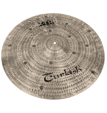 Turkish Cymbals X-TR Dark 22″ Ride – handgefertigte B20-Bronze, medium, dunkles Finish