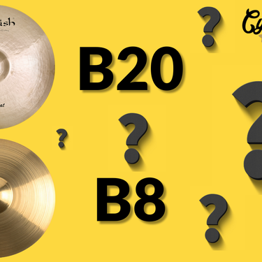 Unterschied B8 B20 Becken: Material macht den Klang