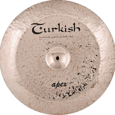 China-Becken von Turkish Cymbals mit breitem, umgebogenem Rand für trashigen, explosiven Klang.
