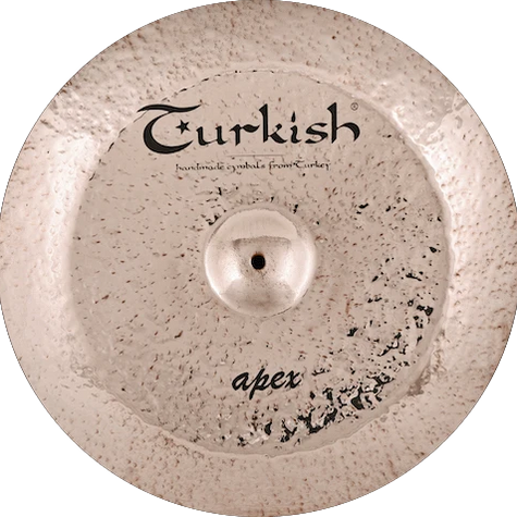 China-Becken von Turkish Cymbals mit breitem, umgebogenem Rand für trashigen, explosiven Klang.