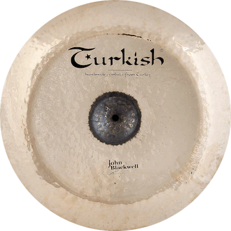 Turkish Cymbals China Effekt Becken – handgefertigt, trashiger Klang, ideal für Akzente und kreative Sounds in jeder Stilrichtung.