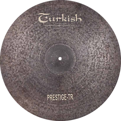 Prestige TR Ride – Dunkler, trockener Ton mit kontrolliertem Ping. Jazz-Serie mit schwarzer Oberfläche.