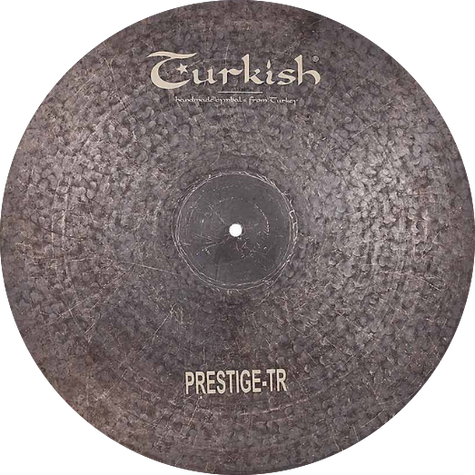 Prestige TR Ride – Dunkler, trockener Ton mit kontrolliertem Ping. Jazz-Serie mit schwarzer Oberfläche.