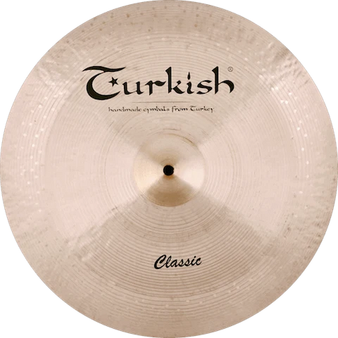 Classic China Reverse von Turkish Cymbals – Schnelle Ansprache, kurzer Klang, umgedrehte Glocke für vielseitige Beckenklänge.