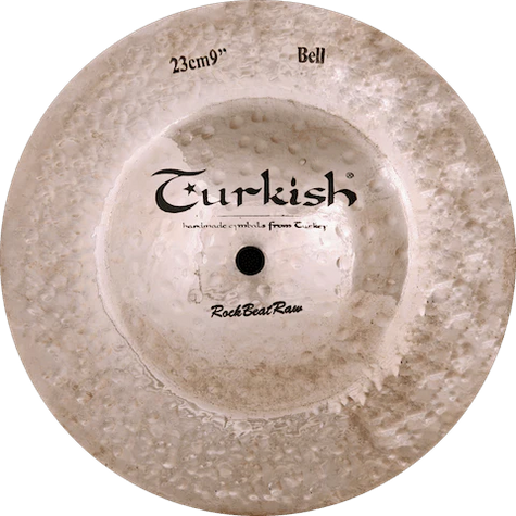 Turkish Cymbals Bell Becken – handgefertigt aus B20-Bronze, mit klarem, glockigem Sound für kreative Akzente und Effekte.