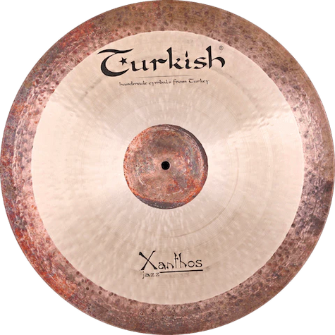 Xanthos-Jazz Becken – Raw-Traditional Finish, warm & kontrolliert, brillante Unterseite, ideal für Jazz, Funk, Soul & mehr.