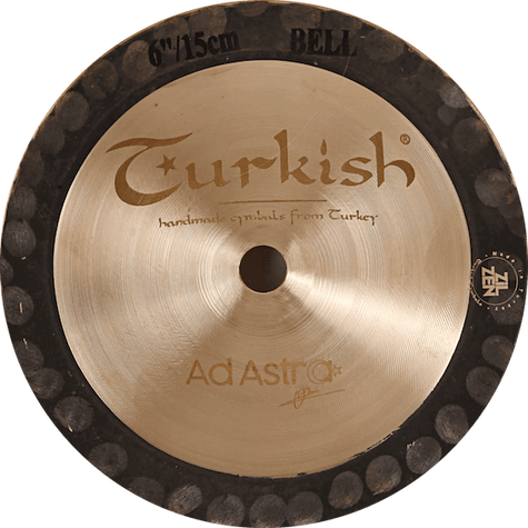 Turkish CymbalsのAd Astra Bell 6″。高音、中音、低音を備え、多彩でクリエイティブな可能性に対応。