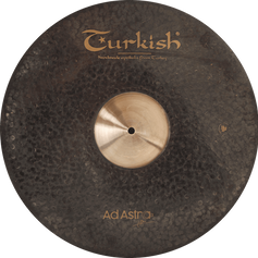 Turkish CymbalsのAd Astra 20″ クラッシュライド。温かい音色のキャラクターとダイナミックな音域を備えた多用途なシンバルです。