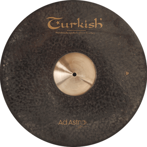 Turkish CymbalsのAd Astra 20″ クラッシュライド。温かい音色のキャラクターとダイナミックな音域を備えた多用途なシンバルです。