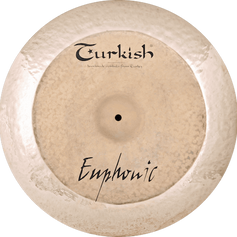 Euphonic China von Turkish Cymbals – Lauter, explosiver Klang mit exotischen, komplexen Tönen. Ideal für Blues, Progressive und Rock.