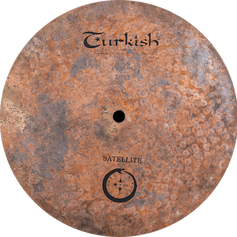 Satellite Flat Bell – compact, hammered cymbals with clear response and a dry effect sound. Ideal for creative setups.