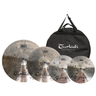 Turkish Cymbals X-TR Dark Set – Hi-Hat 14″, Crash 19″ i Ride 22″, ręcznie wykonany brąz B20, ciemne wykończenie
